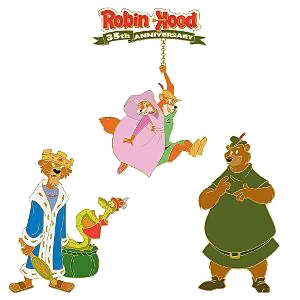 Robin Hood 35th Anniversary 3-Pin Set