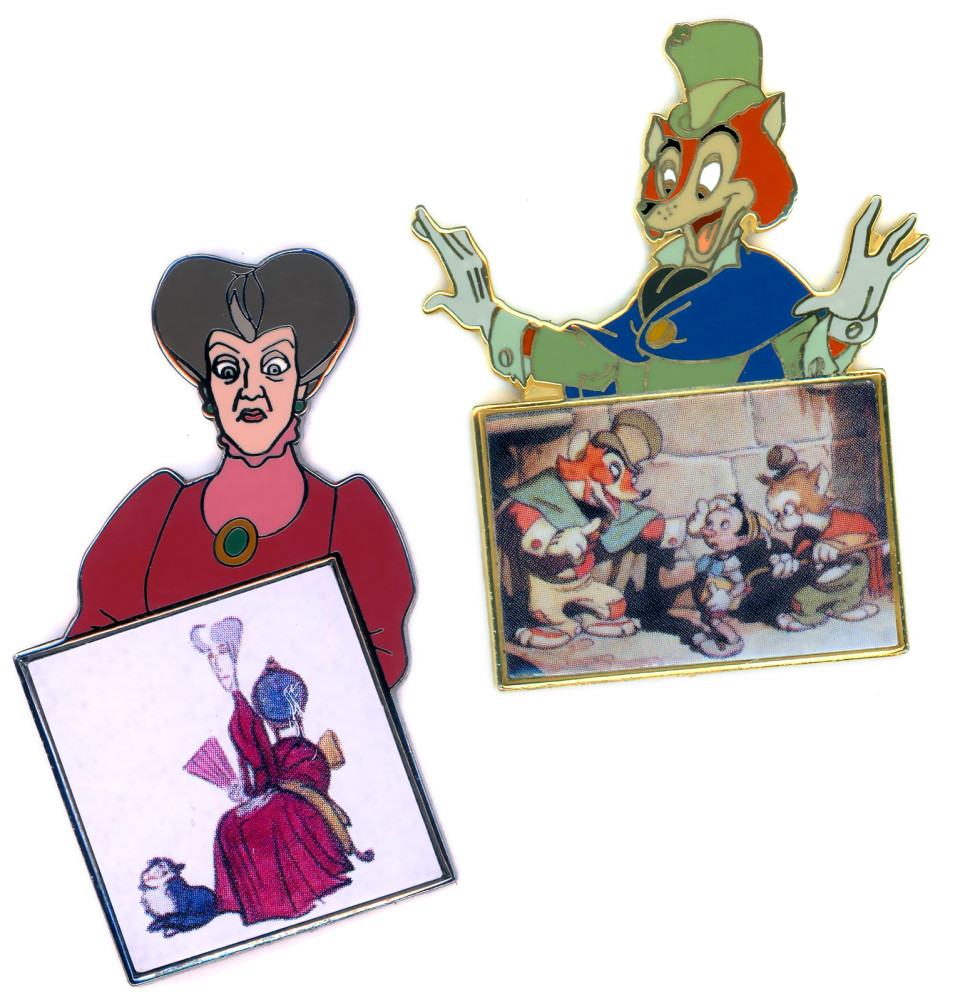 Lady Tremaine and Honest John (J. Worthington Foulfellow)