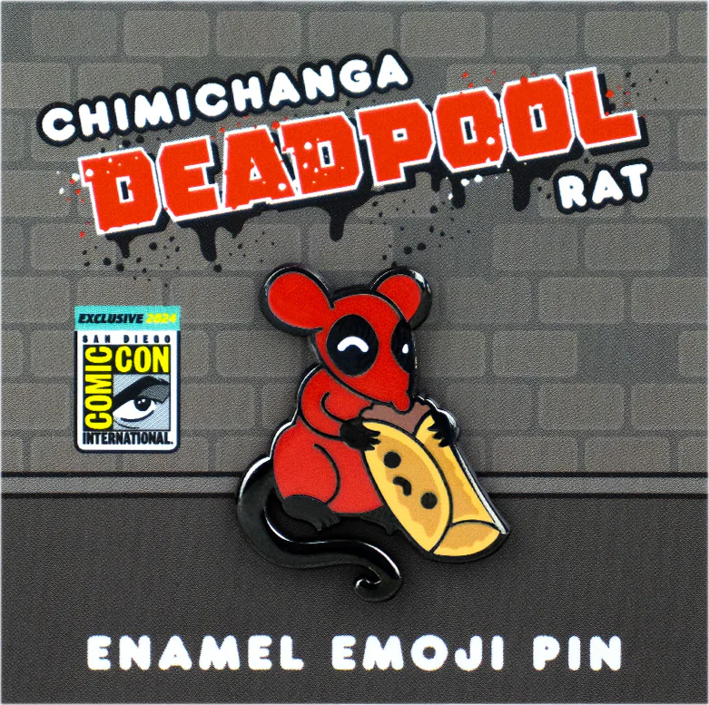 Marvel Comics x 100% Soft - Chimichanga Deadpool Rat | PIN 85331