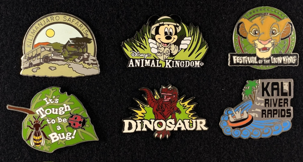 Animal Kingdom Bucket Hat 6-Pin Set — Full Set