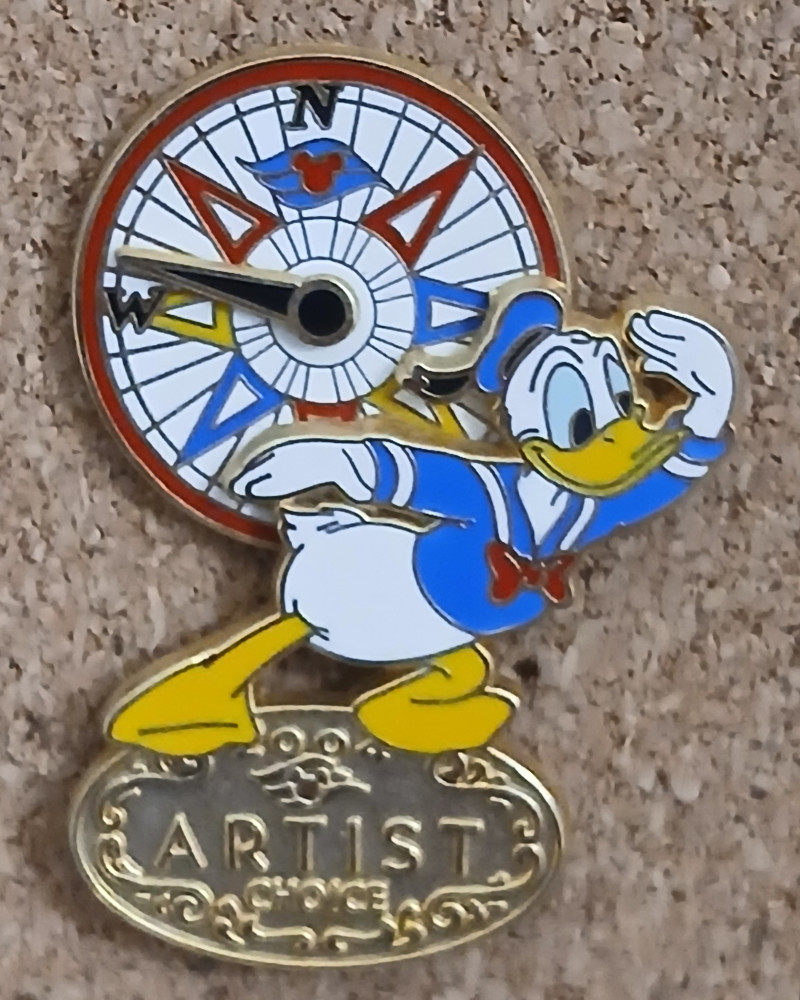 Disney Cruise Line: Artist Choice - Donald Duck & Compass | PIN 86097