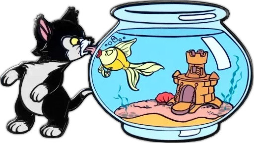 Pink A La Mode (PALM) Exclusives - Figaro and Cleo in Fish Bowl