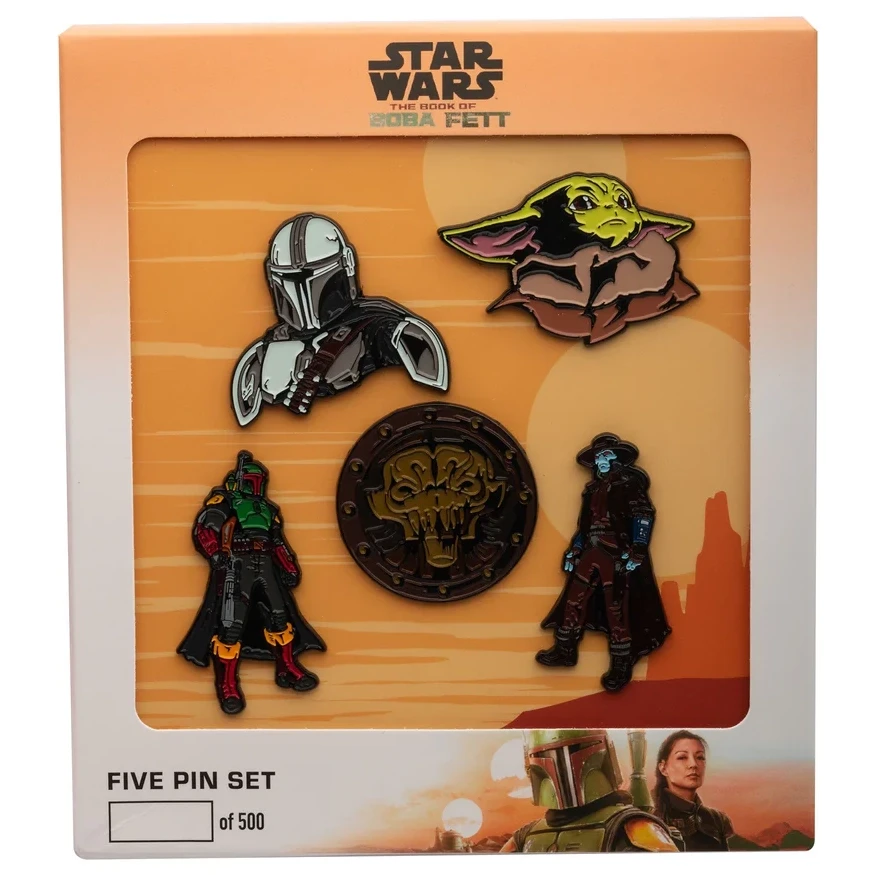 The Book of Boba Fett Five Pin Set