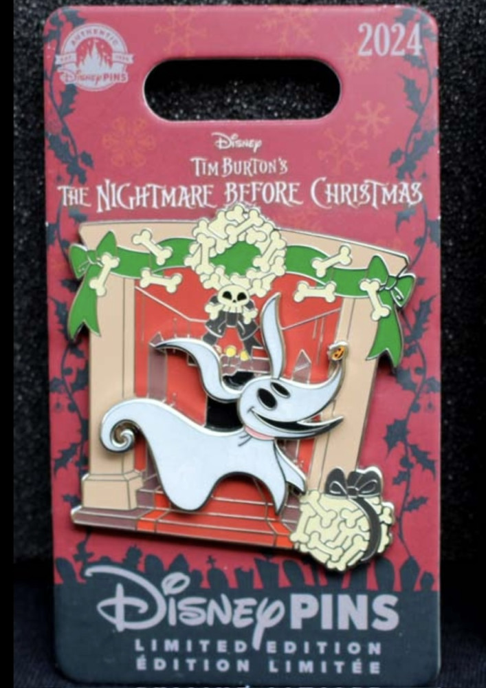 Haunted Mansion Holiday - Zero in Front of Fireplace | PIN 87720