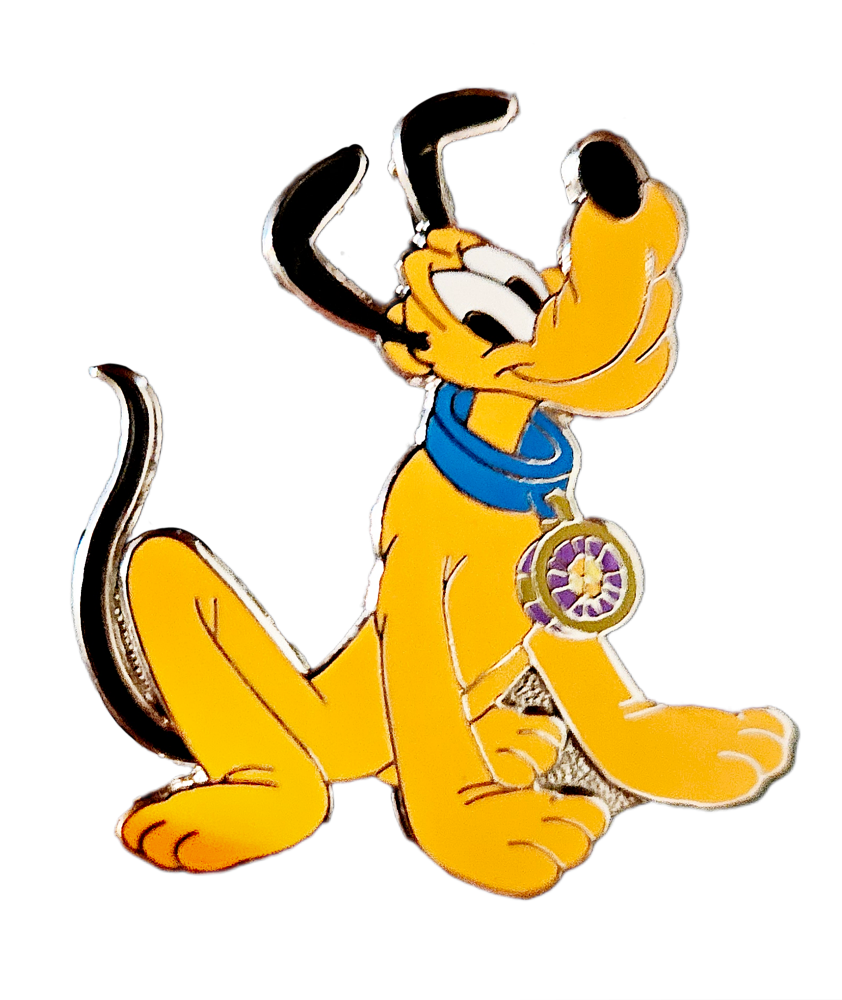 Tokyo DisneySea Grand Opening Characters - Pluto with Medallion on