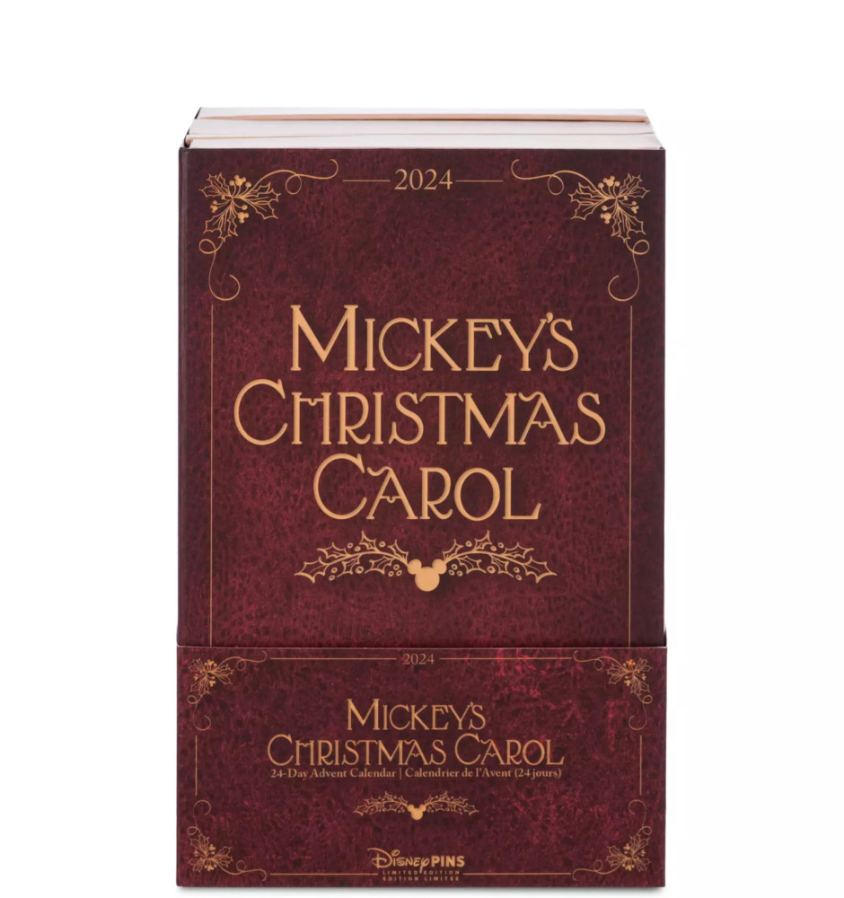 Mickey's Christmas Carol 24-Day Advent Calendar Mystery Pin Set 2024