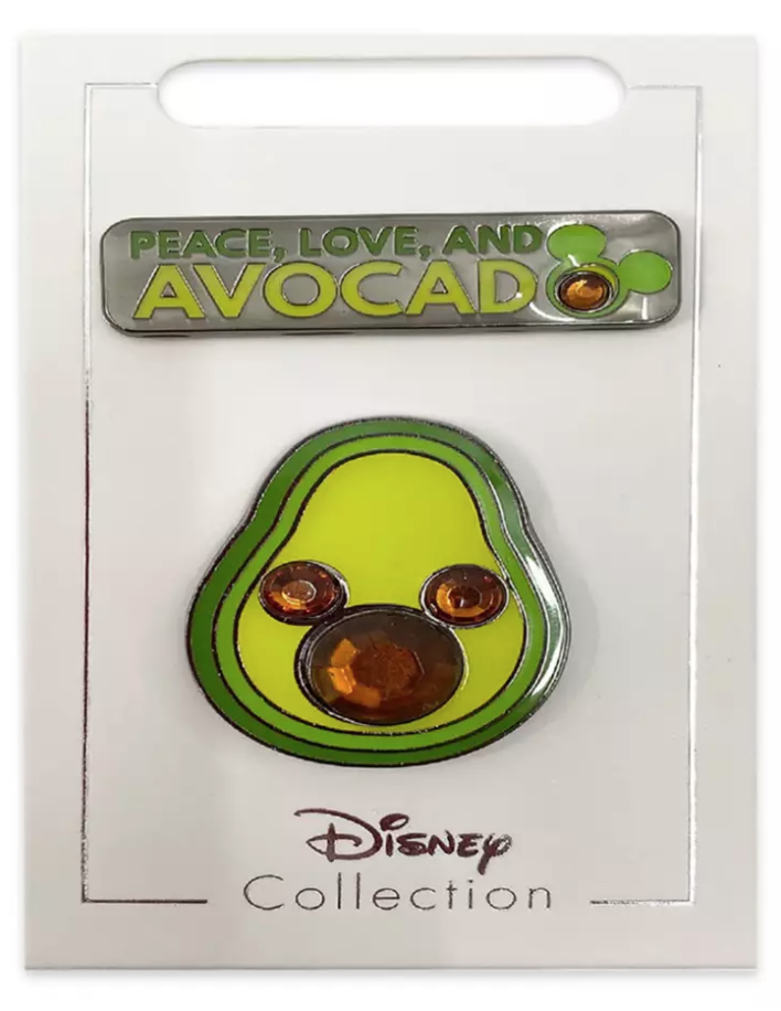 Peace, Love, and Avocado 2-Pin Set
