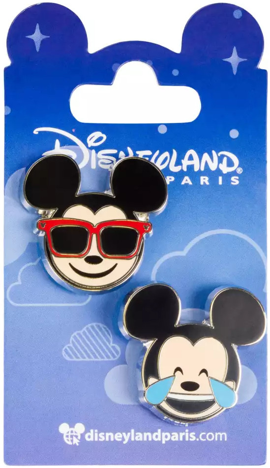 Disneyland Paris Mickey Mouse Emoji Pins