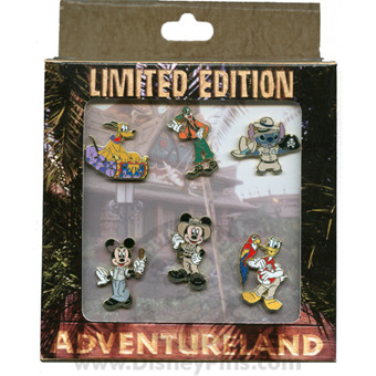 Adventureland Area Mini Pin Boxed Set