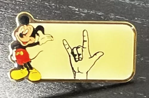 Language Pin Cast Exclusive Language Tags - Sign Language | PIN 89574