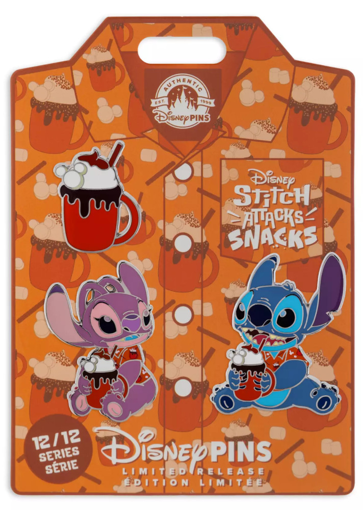 Stitch And Angel With Hot Chocolate Set - December - 12/12 - Full Set