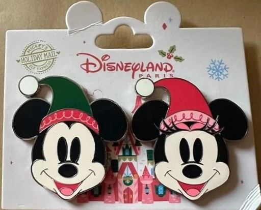Mickey & Minnie Holiday Elves Head Set — Full Set