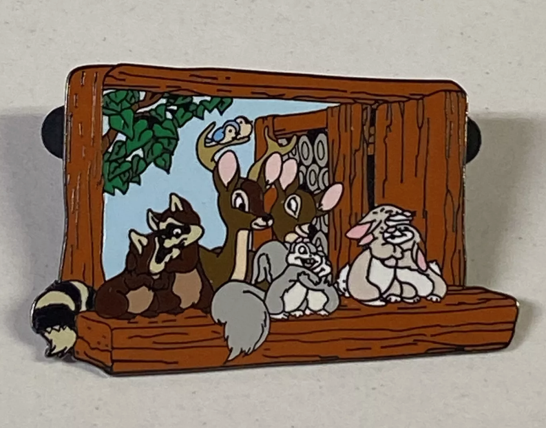 Snow White and the Seven Dwarfs - Forest Friends Window | PIN 90492