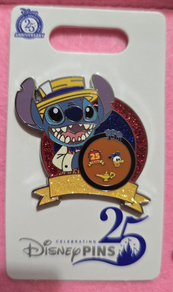 Celebrating Disney Pins 25: as Scoop Sanderson - Stitch as Scoop