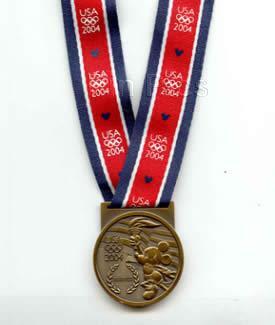ディズニースタンプアート「Olympics」 DISNEY 2004 USA OLYMPIC LOGO MICKEY MOUSE WITH FLAGS PIN | eBay
