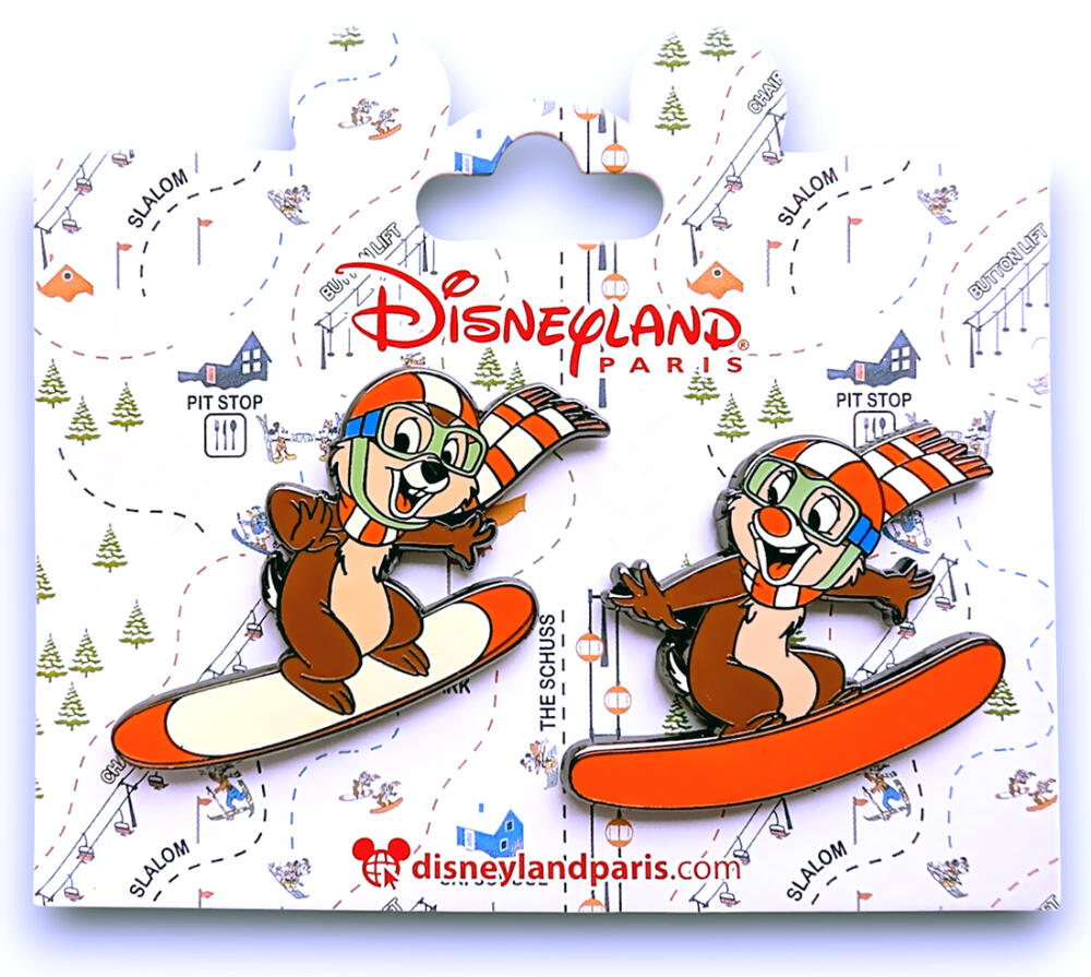 Chip & Dale on snowboards