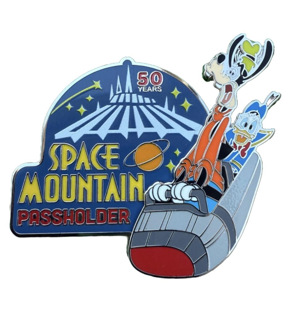 Space Mountain - 50th Anniversary - Goofy and Donald - Passholder
