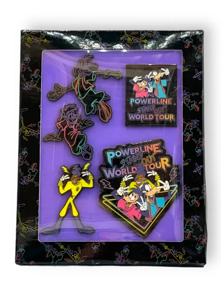Powerline Pin A Goofy Movie - Powerline World Tour Pin Set | PIN 51488