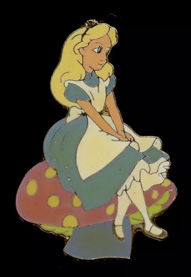 91505 - Alice Sitting on a Mushroom - DIS - 45th Anniversary - Tin