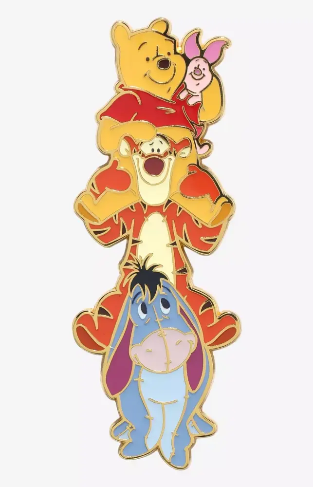 Winnie the Pooh - Pooh, Tigger, and Piglet riding on Eeyore | PIN