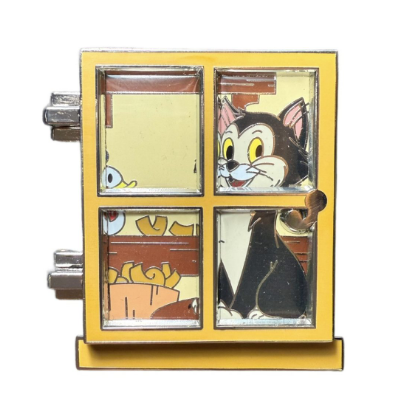 Disney Cats ピンバッジ Disney Pin - Cats 2 - Cheshire Cat, Marie, Figaro, Lucifer