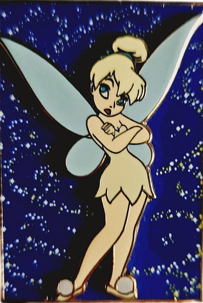 Tinker Bell - Tinker Bell with Arms Crossed on Celestial/Starry