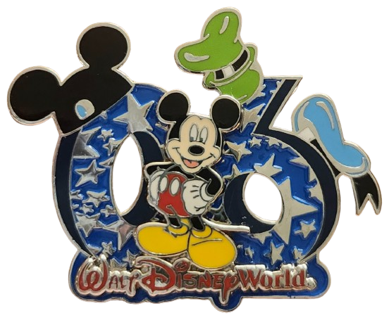 2006 Dated Year Pins - Walt Disney World Stars and Hats Logo