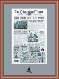 Opening Day Newspaper Framed Set