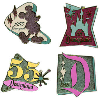 Disneyland Park Retro Icons Set