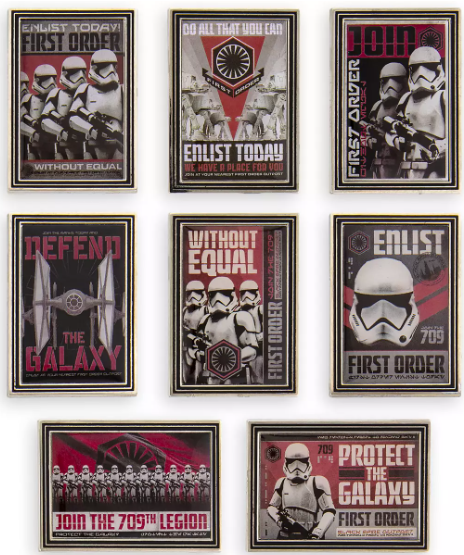 First Order Propaganda Poster Mystery Pin Collection - Enlist Join the 709