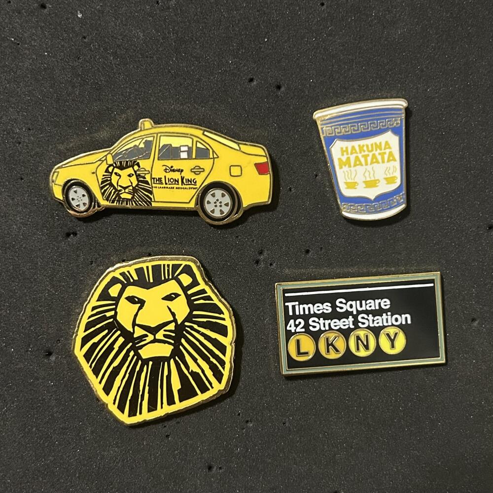 The Lion King on Broadway - New York Icons 4 Pin Set | PIN 92347