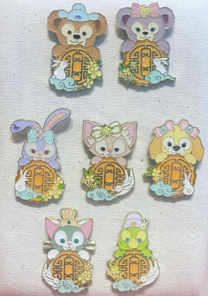 Duffy & Friends Mid-Autumn Festival 2023 Mystery Pin Set