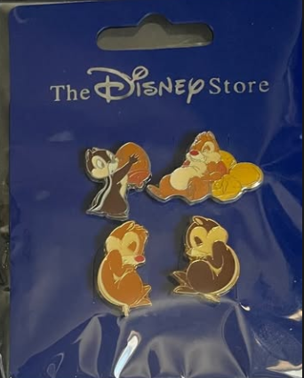Chip and Dale with Nuts & Sleeping 4 Pin Set