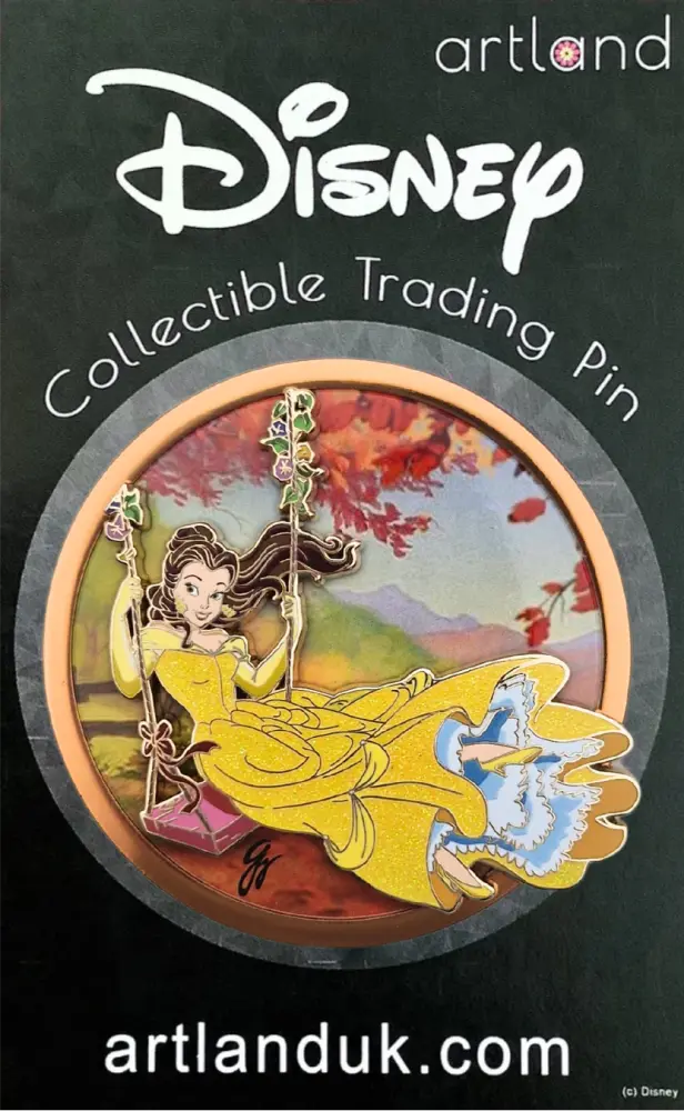 Belle ˖⋆　0701 BELLE Disney 100 PINK REFRACTOR CARD # /399 SP 2023 Topps