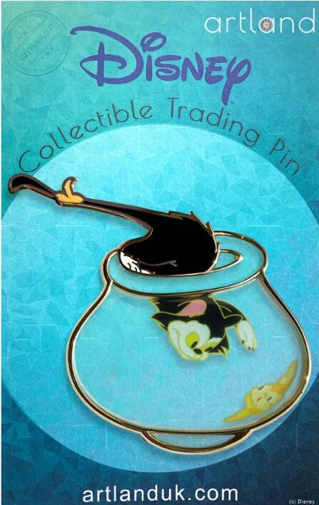 Artland - Pinocchio - Figaro's Playtime - Glass Pin | PIN 93236
