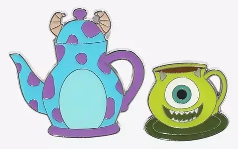 Monsters Inc 2-Pin Tea Set