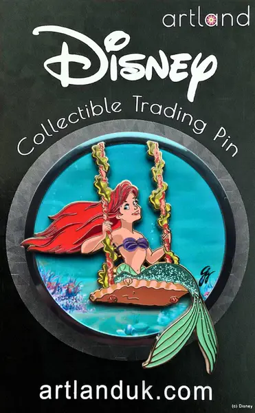 Disney artland Trading Pin アリエル Guy Vasilovitch Swing Series - Ariel | PIN 93983