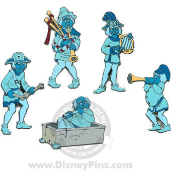 Haunted Mansion Ghostly Quintet Set