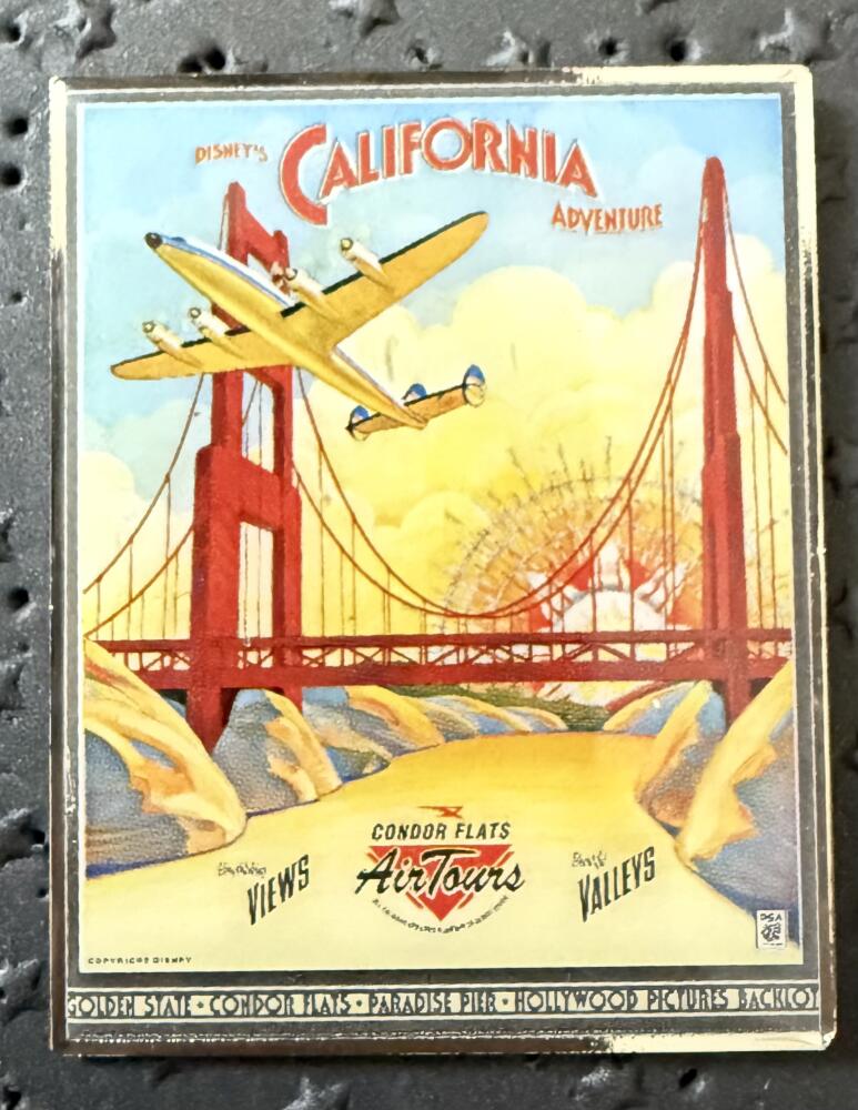 Disney's California Adventure - Condor Flats Air Tours -- Golden