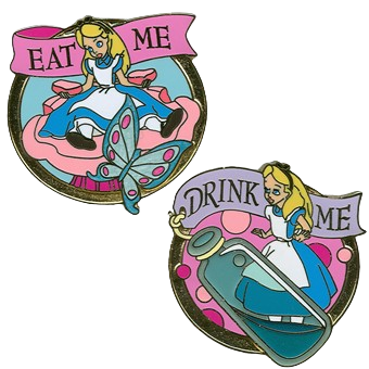 Alice In Wonderland - Eat Me / Drink Me - Full Set