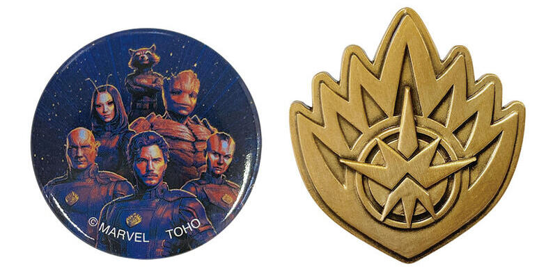 Guardians of the Galaxy Vol. 3 Can Badge and Pin Set