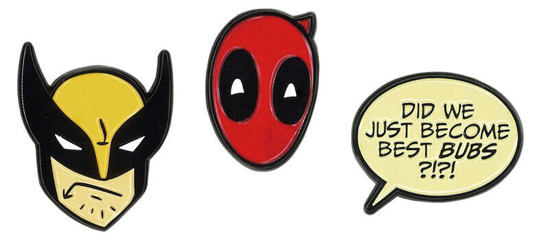 Deadpool & Wolverine pin set