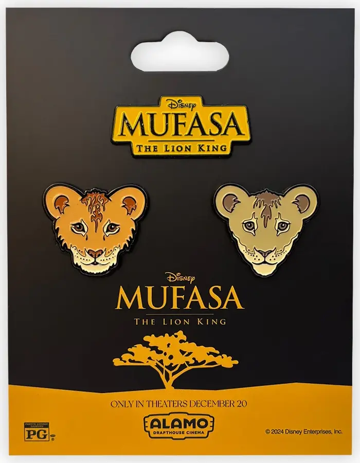 MUFASA: THE LION KING x Alamo Drafthouse Pin Set