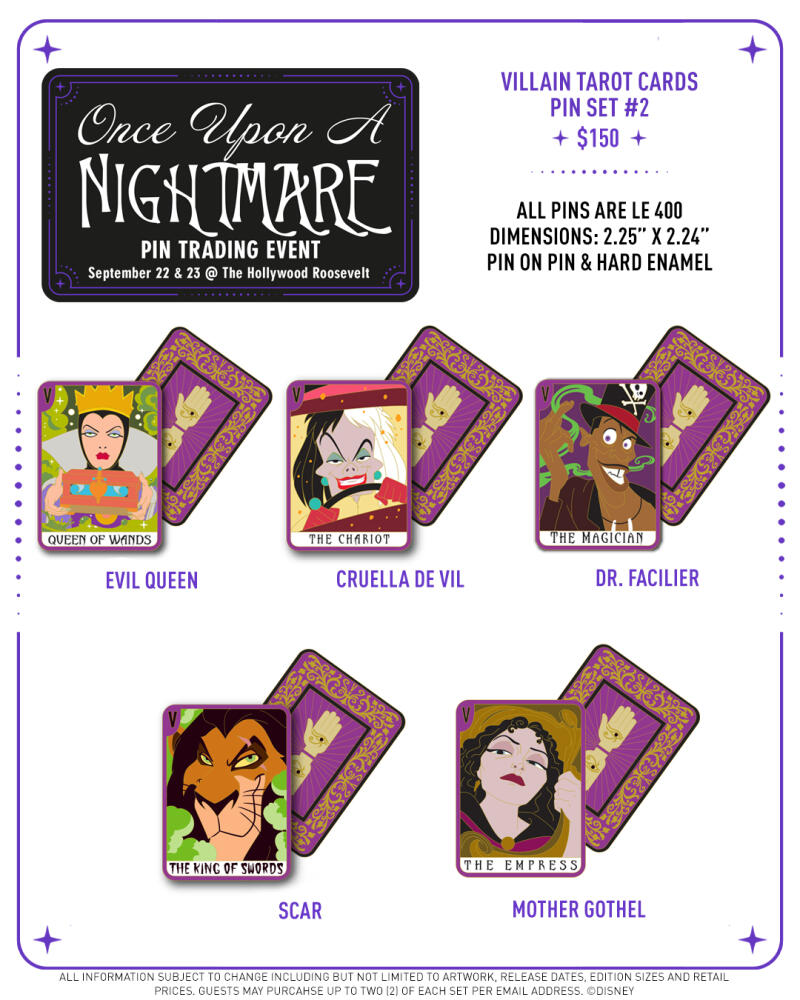 Evil Queen, Cruella De Vil, Dr. Facilier, Scar & Mother Gothel