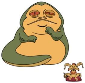 Jabba the Hutt Deluxe Set — Full Set