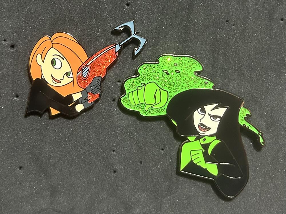 Kim Possible and Shego Glitter Set | PIN 96602