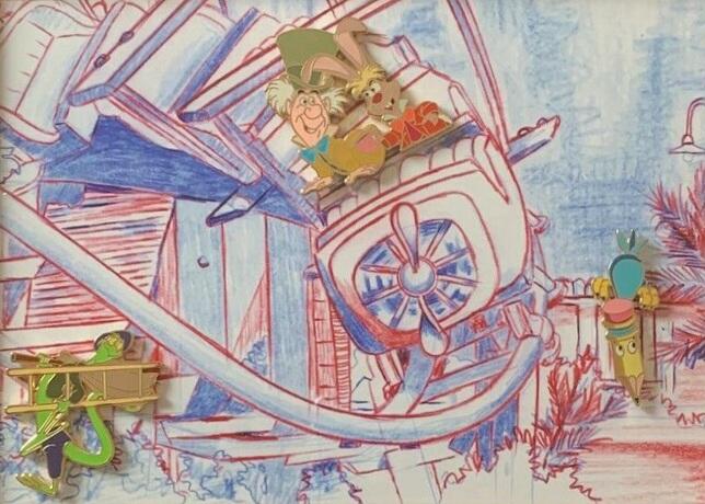 Goofy's Barnstormer Framed Set