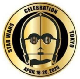 STAR WARS CELEBRATION 2025 ピンバッジ 英字ロゴ 新品