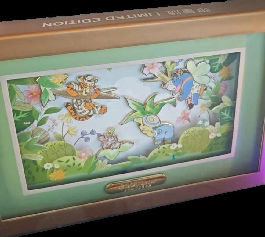 Pooh Framed 4 Pin Set 2025
