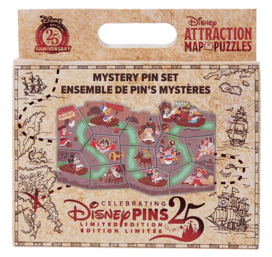 Attraction Mystery Map Puzzles: Pirates of the Caribbean (WDW)